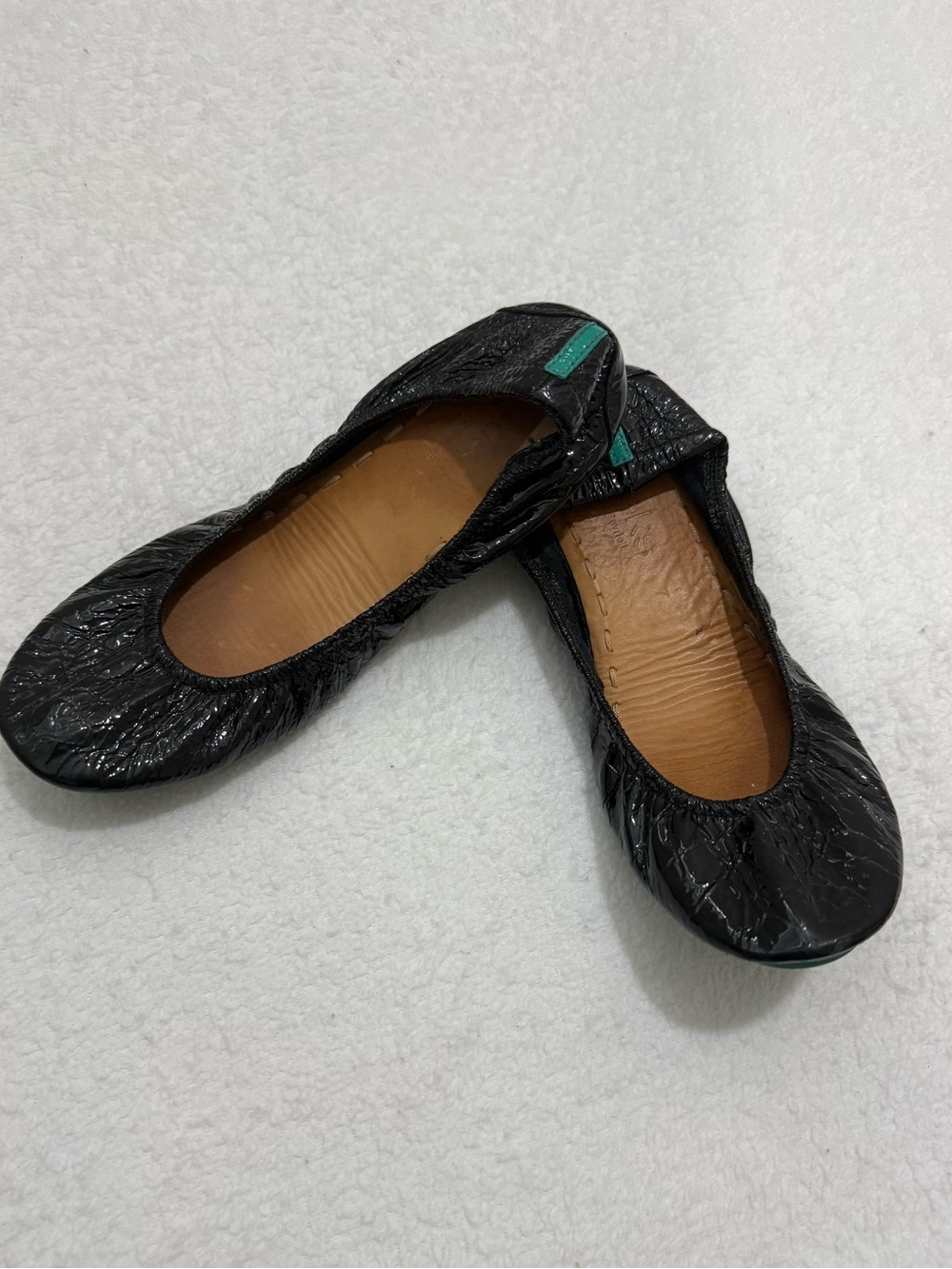 Tieks Obsidian Black Ballet Flats - Picture 2 of 6